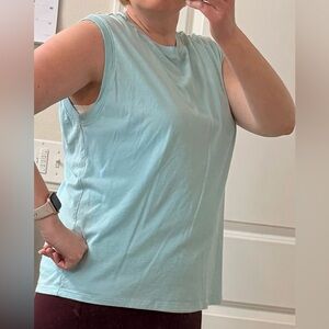 Women's Sleeveless Tank Top - Mint Blue